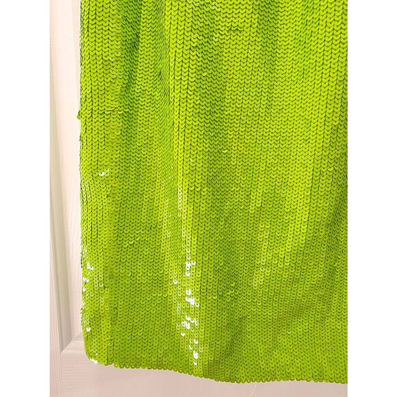 J. Crew Collection Green Sequin Pencil Skirt S NWOT - Picture 4 of 8